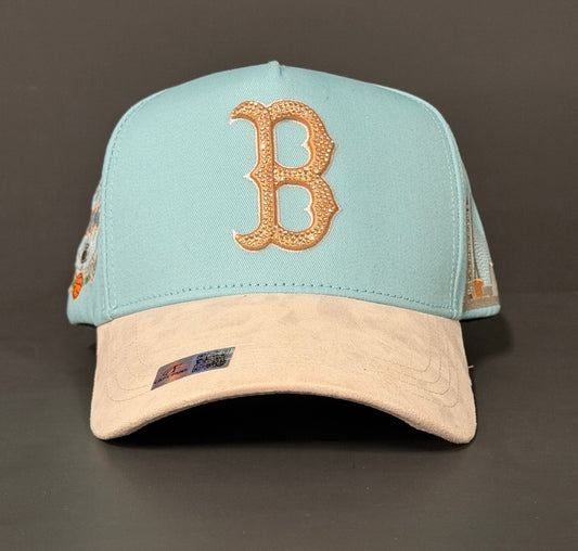 Boston blue/beige