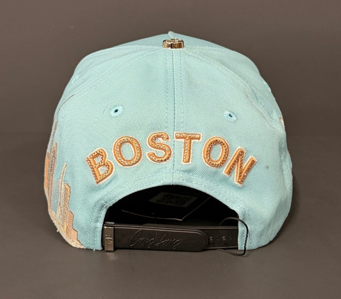 Boston blue/beige